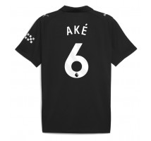 Manchester City Nathan Ake #6 Koszulka Wyjazdowa 2025-26 Krótki Rękaw